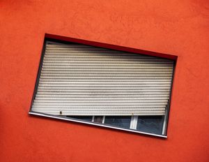 Image of a broken window by Bálint Szabó